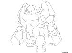 Disegno di Pokemon leggendario Regirock da colorare