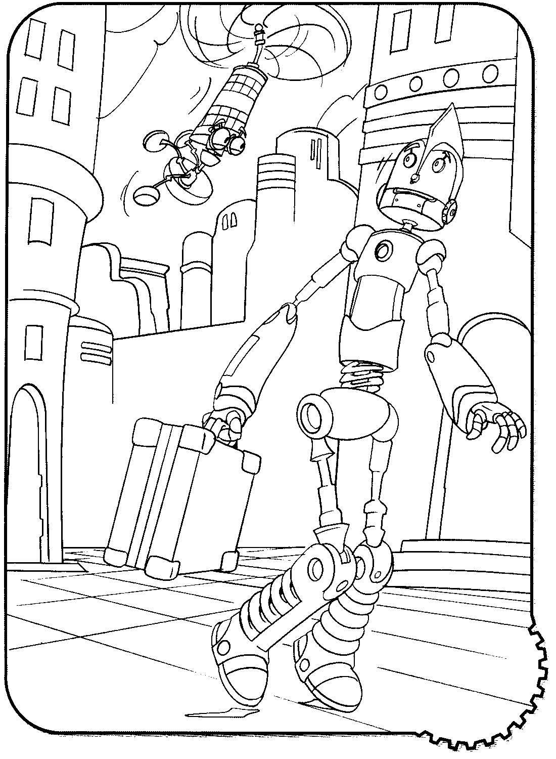 Robots The Movie coloring page