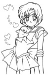 Sailor Mercury coloring page