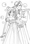 Sailor Moon Princess coloring page