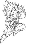 Sangoten Dbz coloring page