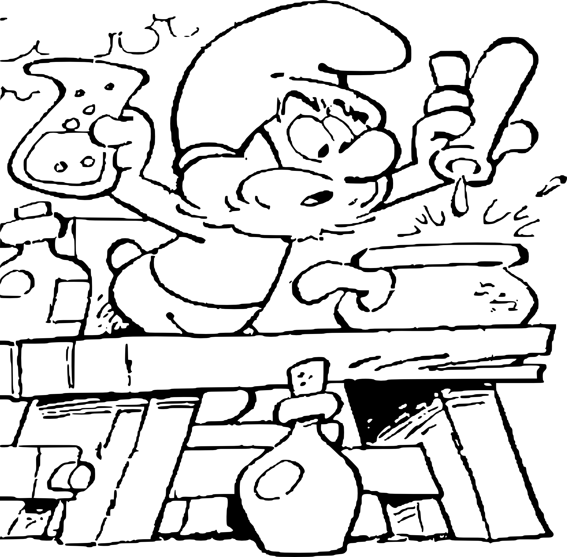 Smurfs The Movie coloring page