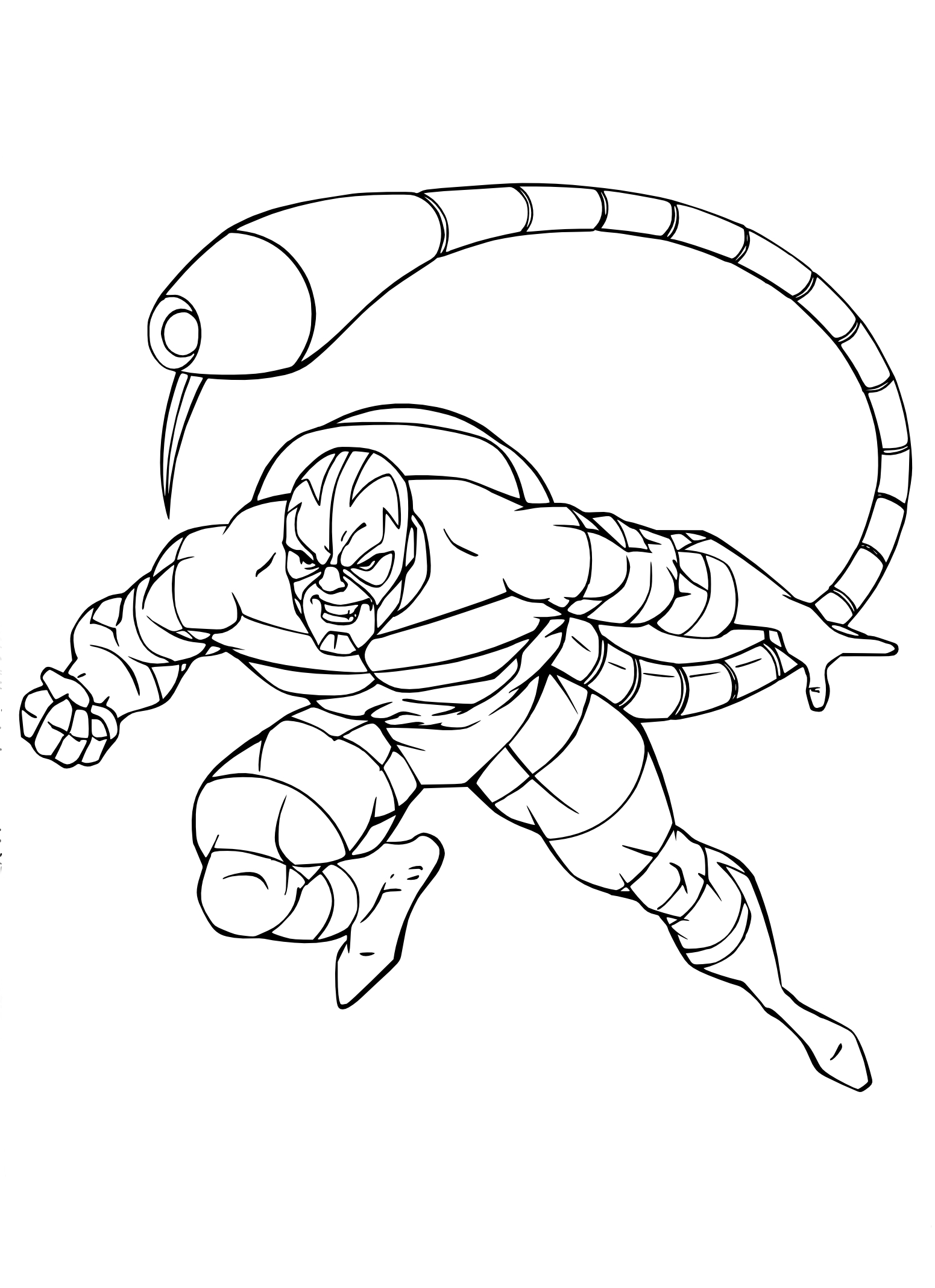 Scorpion Spider Man coloring page