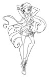 Coloriage Stella Winx