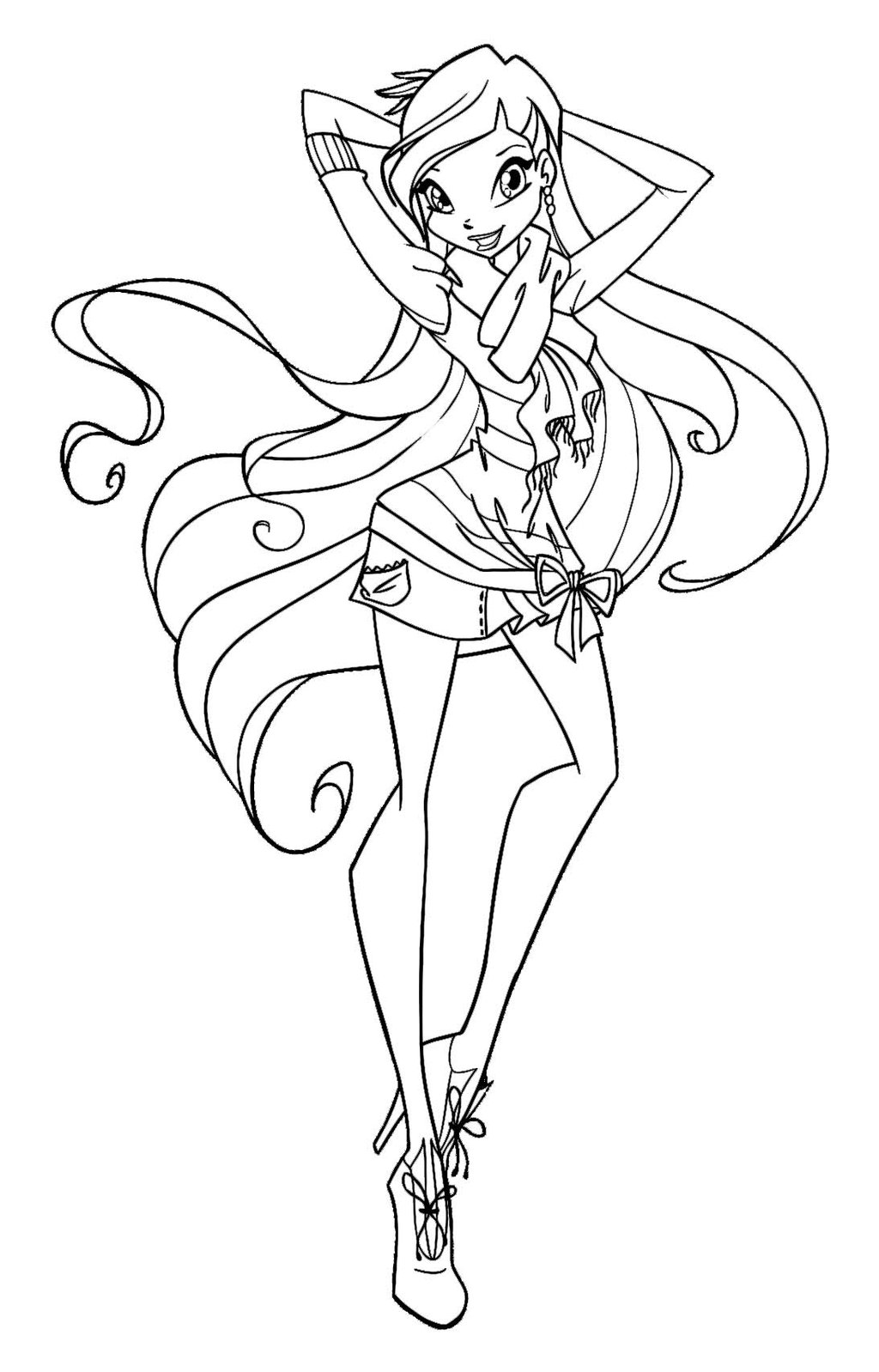 Coloriage Stella Winx