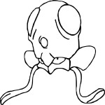 Tentacool Pokemon coloring page