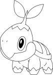 Disegno di Pokemon Turtwig da colorare