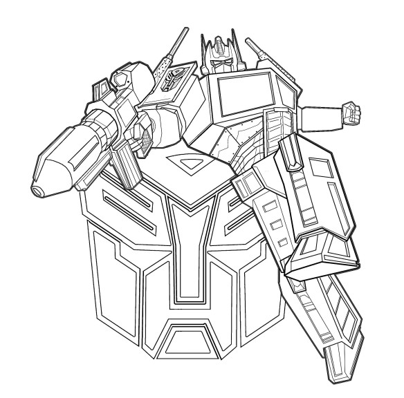 Coloriage Transformers