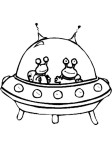 Alien Vessel coloring page