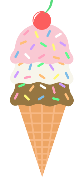 Disegno di Cono gelato da colorare