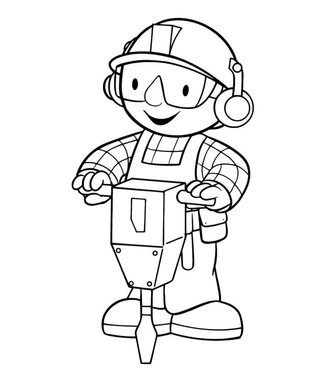 Bob The Builder For Kids coloring page