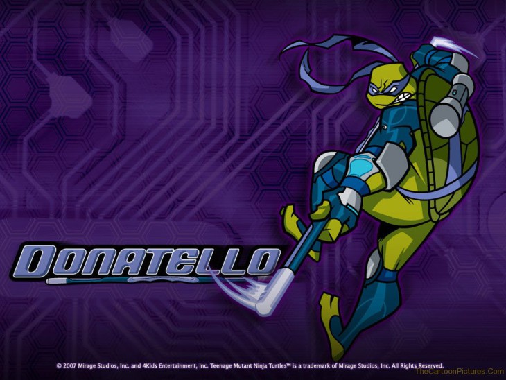 Disegno di Tartaruga Ninja Donatello da colorare 2