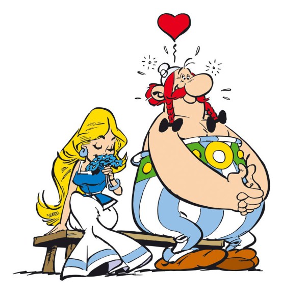 Disegno di Falbala Asterix e Obelix da colorare