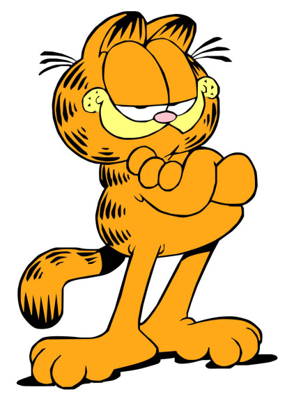 Disegno di Garfield da colorare