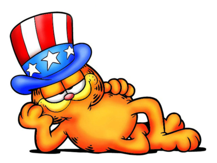 Disegno di Garfield libero da colorare