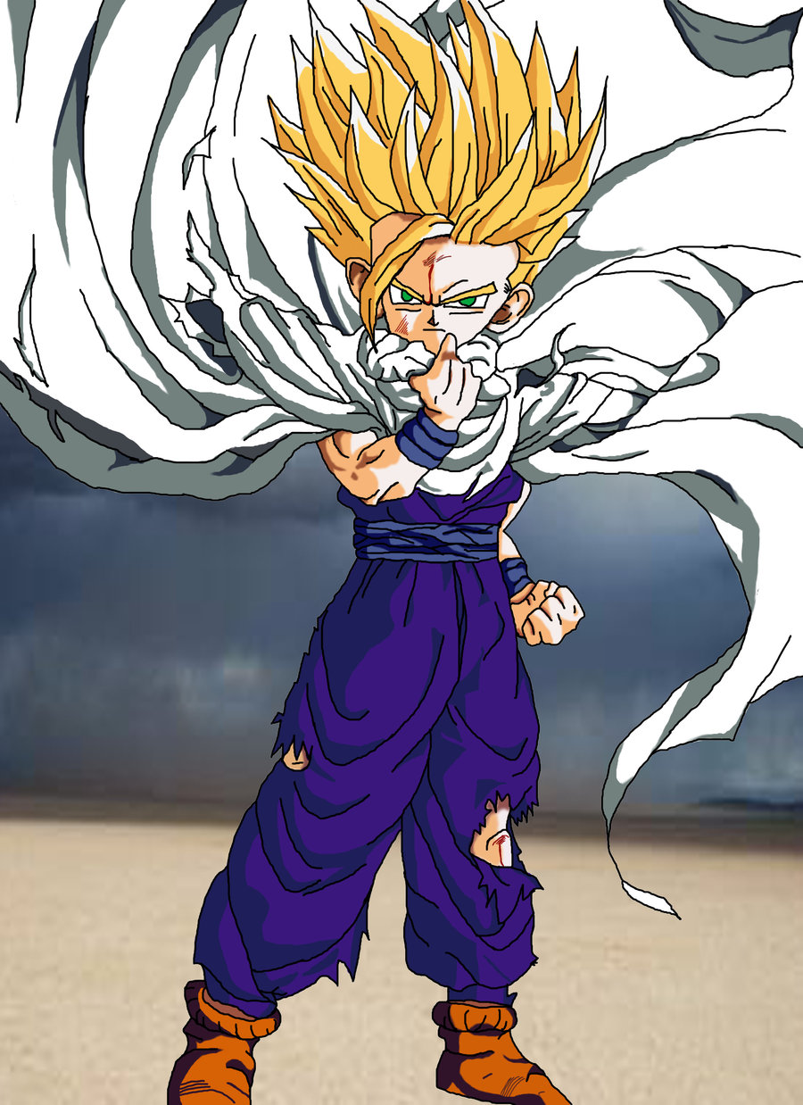 Coloriage Gohan DBZ à imprimer