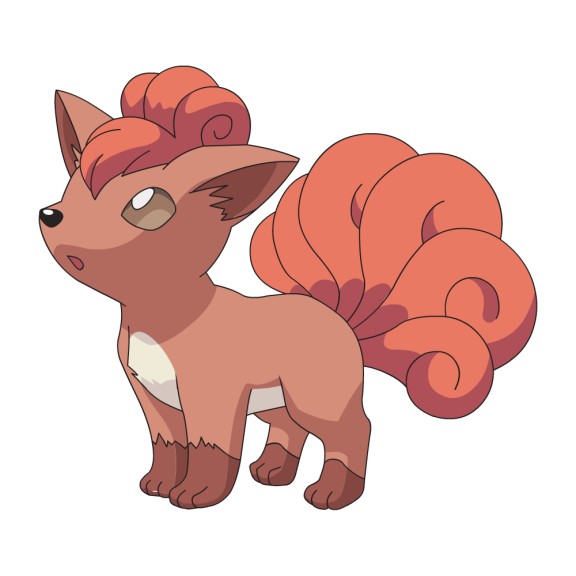 Disegno di Pokemon Vulpix da colorare