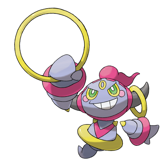 Disegno di Pokemon Leggendario e Raro Hoopa da colorare