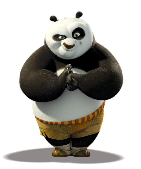 Disegno di Kung Fu Panda da colorare