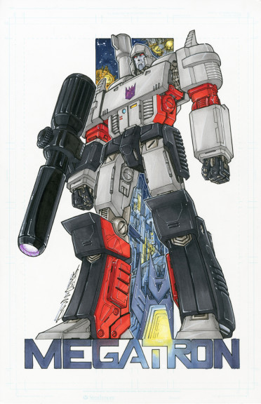 Disegno di Megatron Transformers da colorare