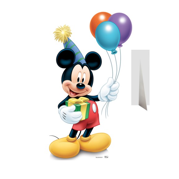 Disegno di Compleanno di Topolino da colorare