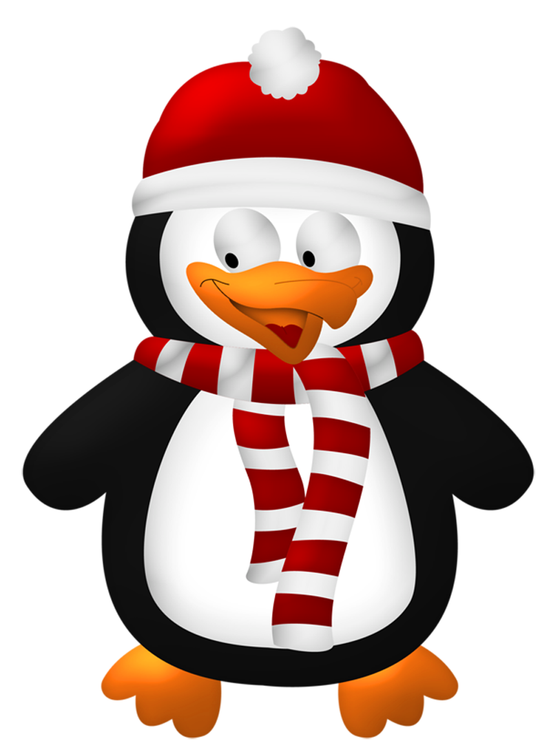 Coloriage Noël pingouin à imprimer