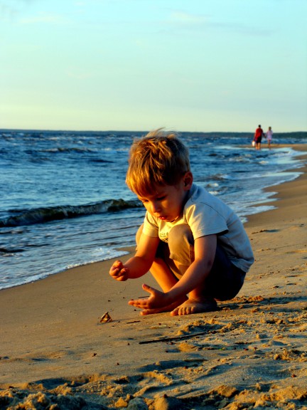 Boy At The Beach