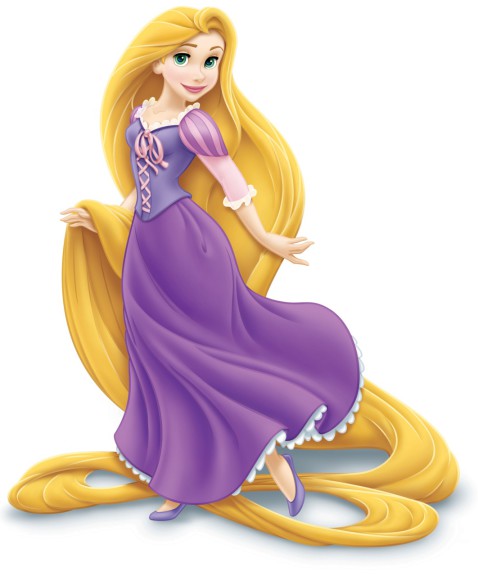 Disegno di Principessa Rapunzel da colorare