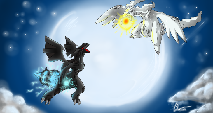 Reshiram et Zekrom