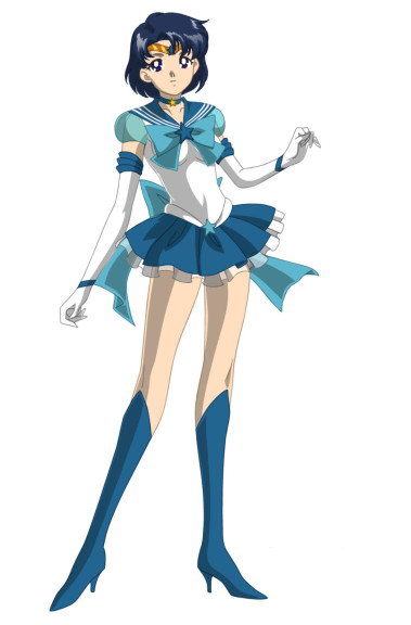 Disegno di Sailor Mercury da colorare