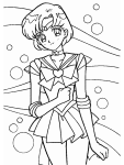 Disegno di Sailor Mercury Gratis da colorare