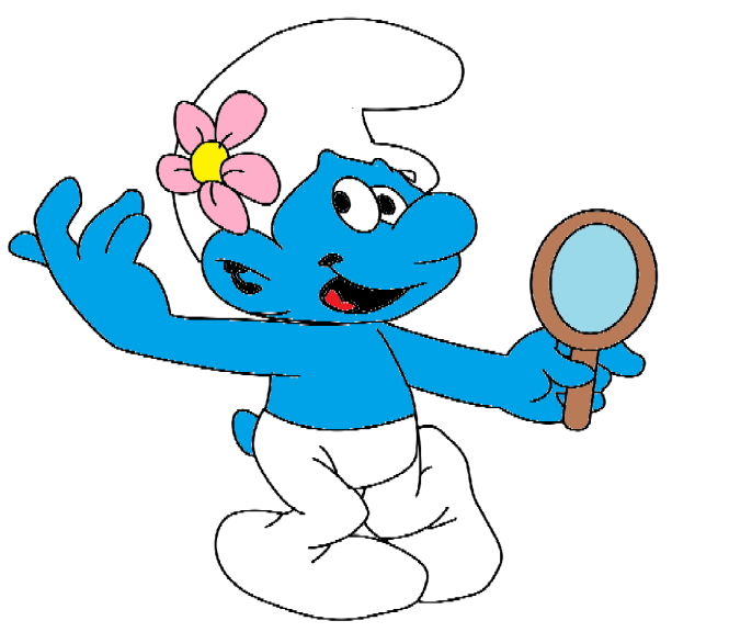 Coquettish Smurf