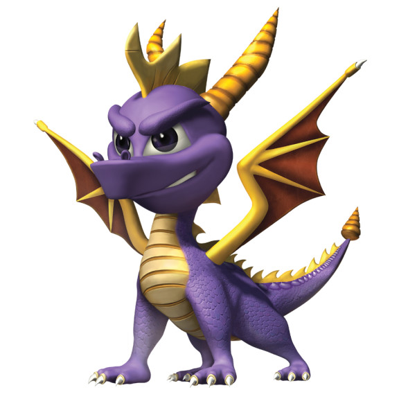 Disegno di Spyro da colorare