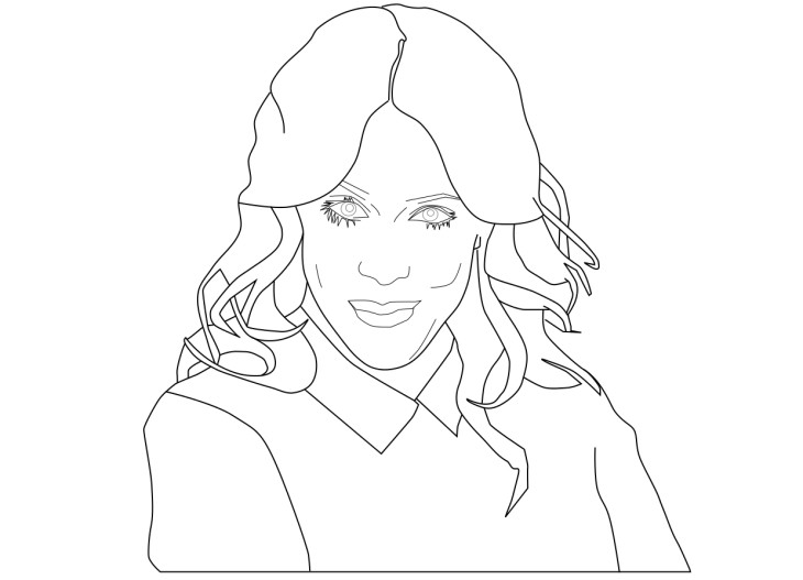 Violetta Free coloring page