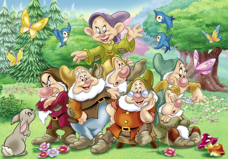 7 Dwarfs drawing and