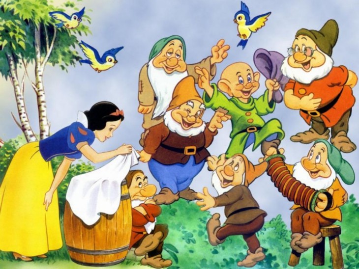 7 nains et Blanche Neige Disney