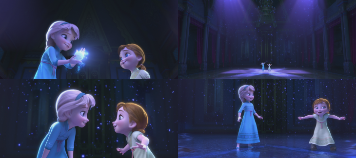 Anna et Elsa petite Disney