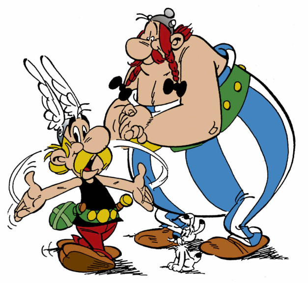 Coloriage Asterix et Obelix gratuit à imprimer