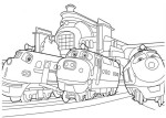 Free Chuggington coloring page