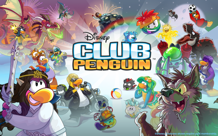 Disegno di Club Penguin da colorare