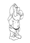 7 Dwarfs Atchoum coloring page