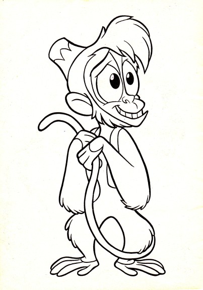 Abu Aladdin coloring page