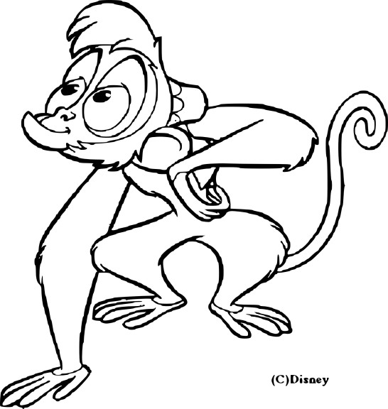 Abu Disney coloring page