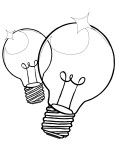 Light Bulb coloring page