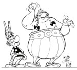 Asterix And Obelix Free coloring page