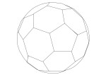 Disegno di Pallone da calcio da colorare 2