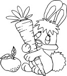 Baby Rabbit coloring page
