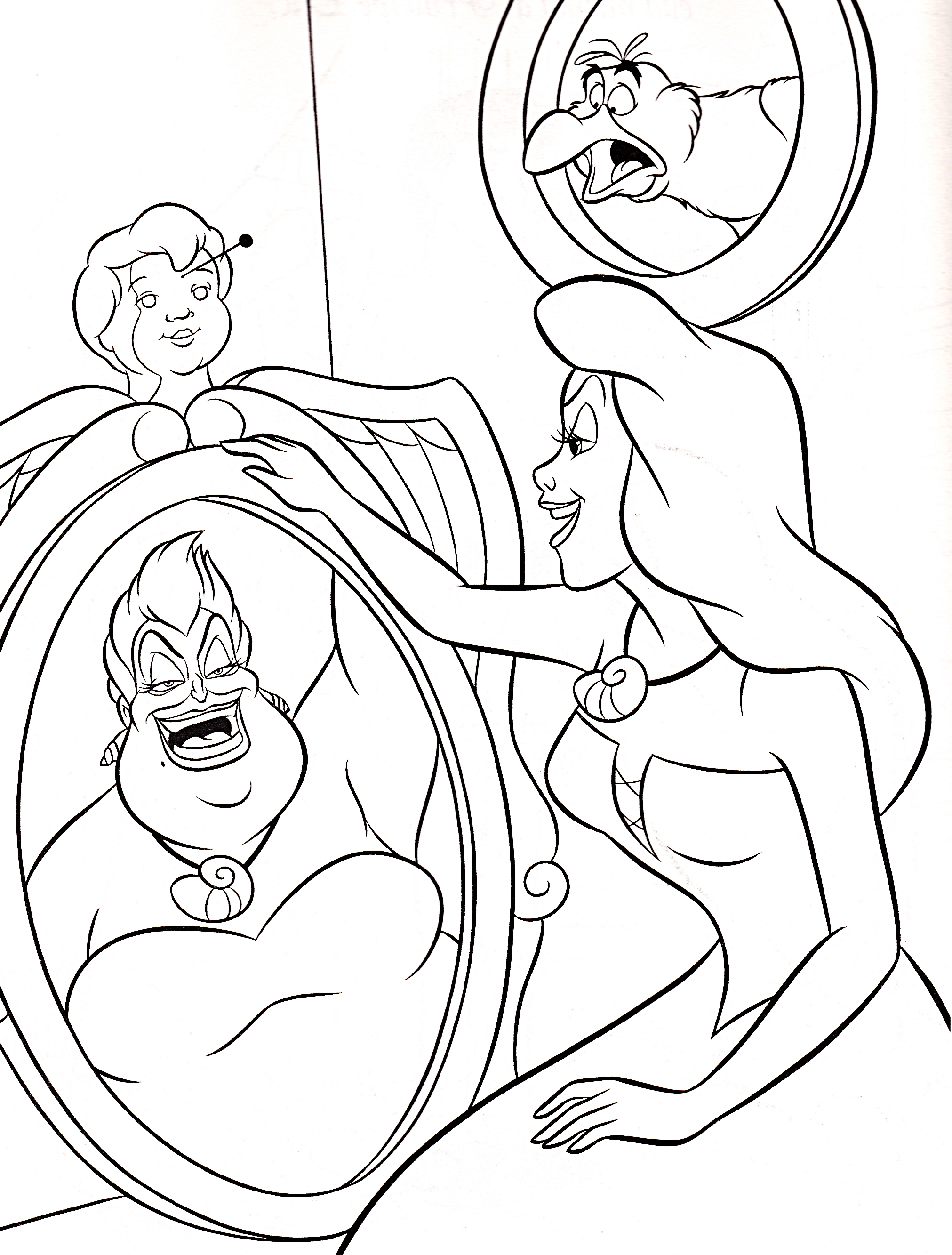 The Beautiful Ursula coloring page