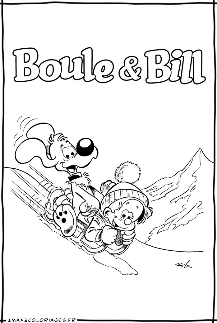 Ball And Bil coloring page