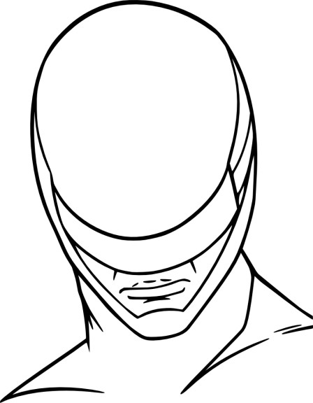 Coloriage casque robocop